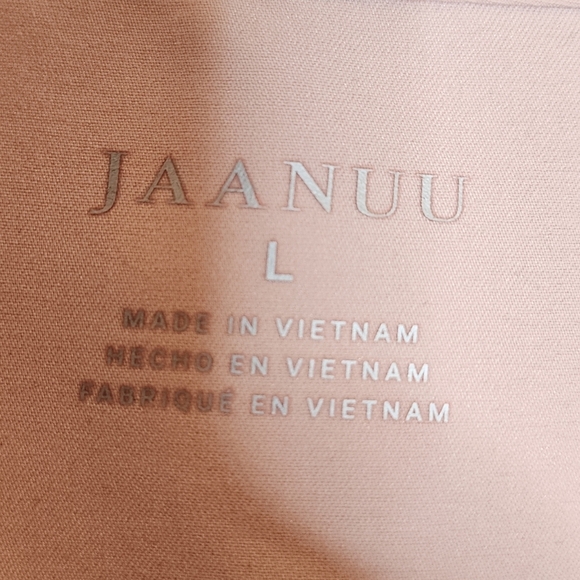 JAANUU 3-pocket V-Neck Pink Scrub Top women's size Large. - Picture 3 of 16